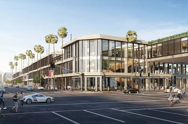 Rendering of One Westside. Image courtesy of Hudson Pacific