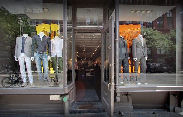 Exterior of Ari boutique in New York City