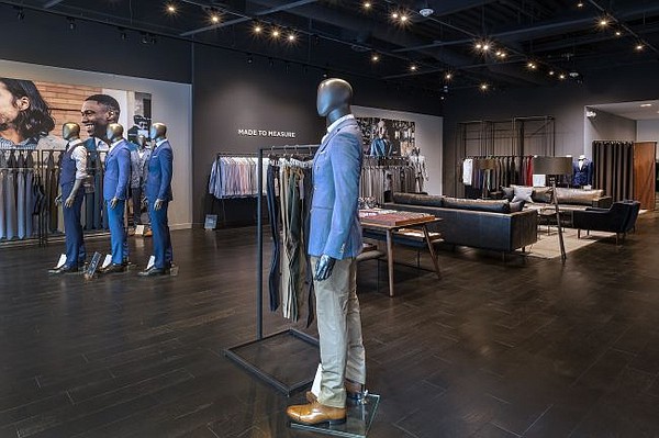 Indochino's Santa Monica Place showroom. Image courtesy of Indochino