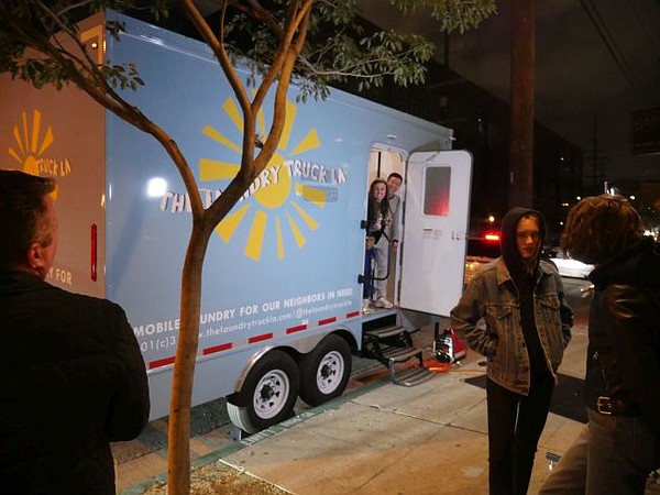 The Laundry Truck LA parked at Zinc  March 7