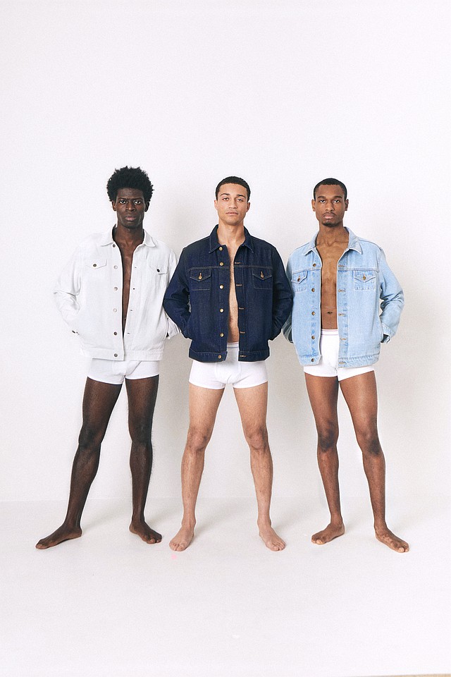 American apparel deals denim shirt