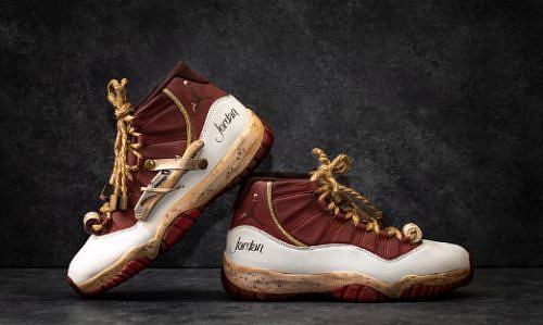 Air Jordan XV Retro 2015 Jordan Cabernet Sauvignon Limited Edition Sneakers. Image via jordanwinery.com