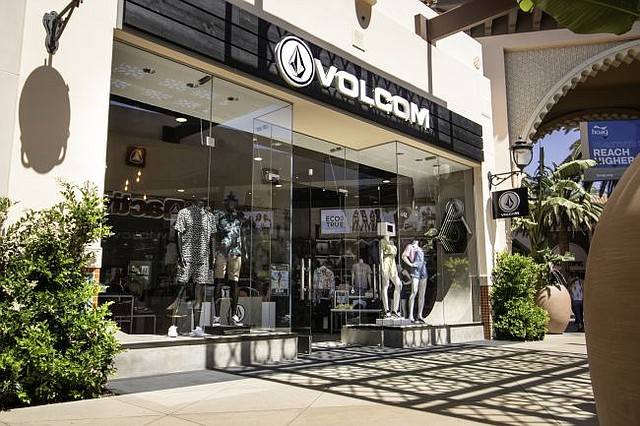 Exterior of Volcom shop at Irvine Spectrum. All images courtesy of Volcom