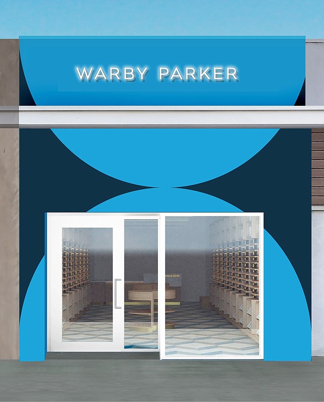 Rendering of Warby Parker's Studio City story. All images courtesy of Warby Parker