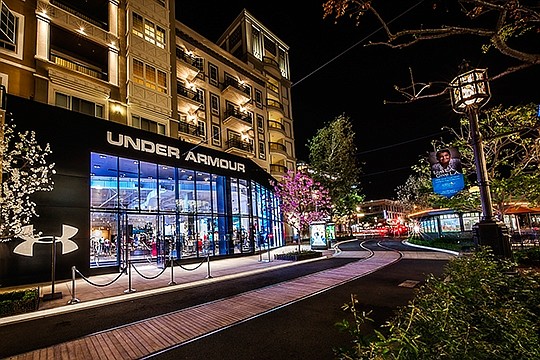 Under Armour boutique at Americana at Brand. 
Photo: Greater Downtown Glendale Association
