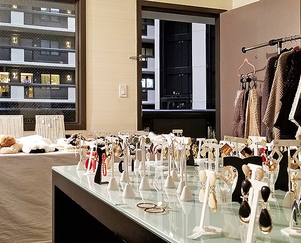 Nyne Accessories suite during IFJAG, February 2019
