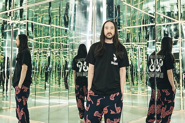 Steve Aoki in Playboy x Dim Mak. 
Photo by Carter Jung & Josh "Midjordan" Farias