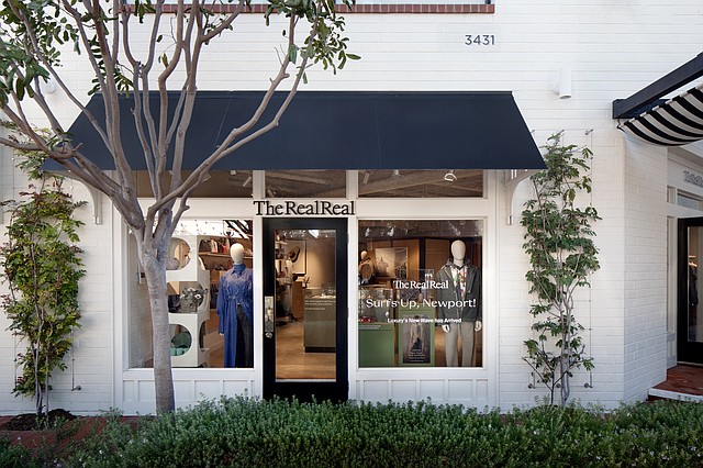 The RealReal's Newport Beach location in Orange County, which opened Feb. 5. 
Photo: The RealReal