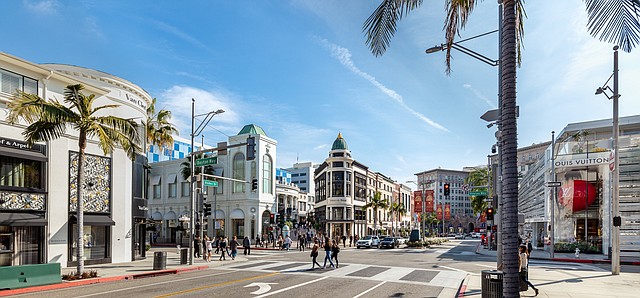 Rodeo Drive announced that it has emerged from COVID-19 closures and is open for business.
Photo: Brica Wilcox, courtesy the Rodeo Drive Committee