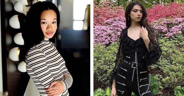 Allegra Abrams and Oli Perez were selected as winners of a PacSun and Fashion Scholarship Fund competition that sought original gender-neutral designs. 
Photo: PacSun