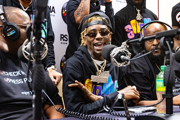 Soulja Boy made an appearance at day one of Agenda and promoted his new clothing line SODMG. Photo: Noe Garcia.