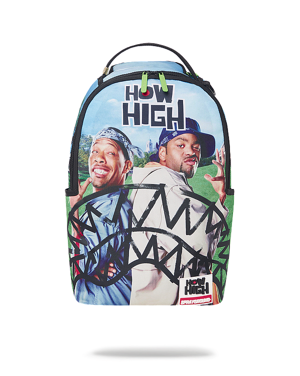 Celebrating the 20th anniversary of the film 'How High," starring Method Man and Redman, Sprayground recently released a new backpack that features imagery from the film's promotional poster.

Image: Sprayground