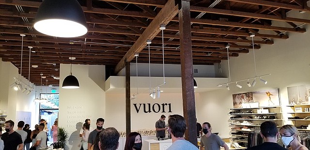 Activewear brand Vuori unveiled its new store in Venice on Abbot Kinney, with a grand opening that took place Aug. 27.
