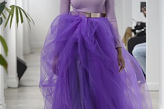 Tiffany Brown Designs Bring Purple to NYFW