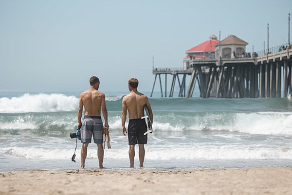 The Eco Collection by TravisMathew includes boardshorts, shorts, t-shirts, polo shirts, and hats. Photo: TravisMathew