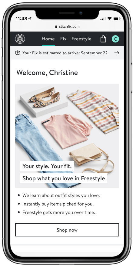 Stitch Fix has taken its personal-styling and -shopping efforts a step further with the launch of its latest feature named Freestyle. 
Image: Stitch Fix
