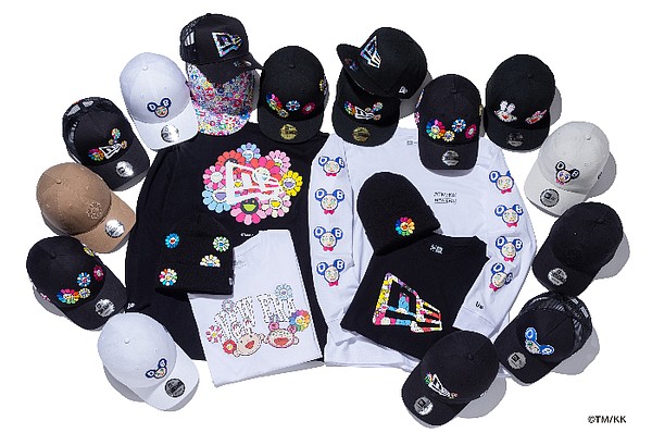 New Era Japan has announced a new collaboration with influential artist Takashi Murakami. The new line of apparel and accessories will be decorated with the iconic Murakami flower and Mr. DOB character designs. The collection launched in Japan on Jan. 1 and will launch in the U.S. and worldwide on Feb. 11. Image: New Era Cap Co.