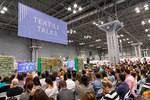 Texworld New York City will again feature Textile Talks and the Lenzing seminar series live on the show floor, where industry leaders will engage attendees on relevant topics. Texworld NYC will also feature educational programming aimed at offering insightful and informative sessions for all segments. Image: Texworld New York City