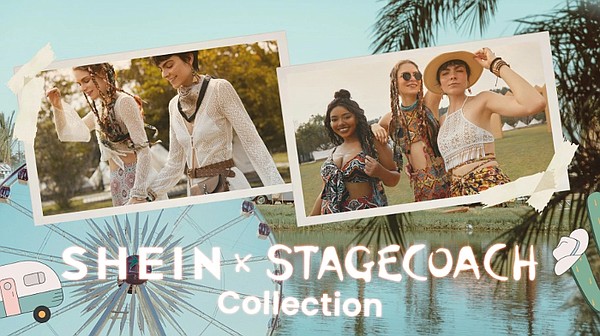 Global fashion retailer SHEIN has announced the brand will be the exclusive fashion sponsor for the 2022 Stagecoach Festival at the Empire Polo Club in Indio, California. Stagecoach is partnering with a fashion brand for the first time to provide fashion and beauty activations to festival attendees. Image: SHEIN