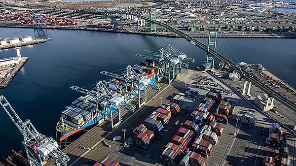 The infusion of funds for infrastructure improvements to the Port of Los Angeles was also heralded not only for the impact on commerce but also community.