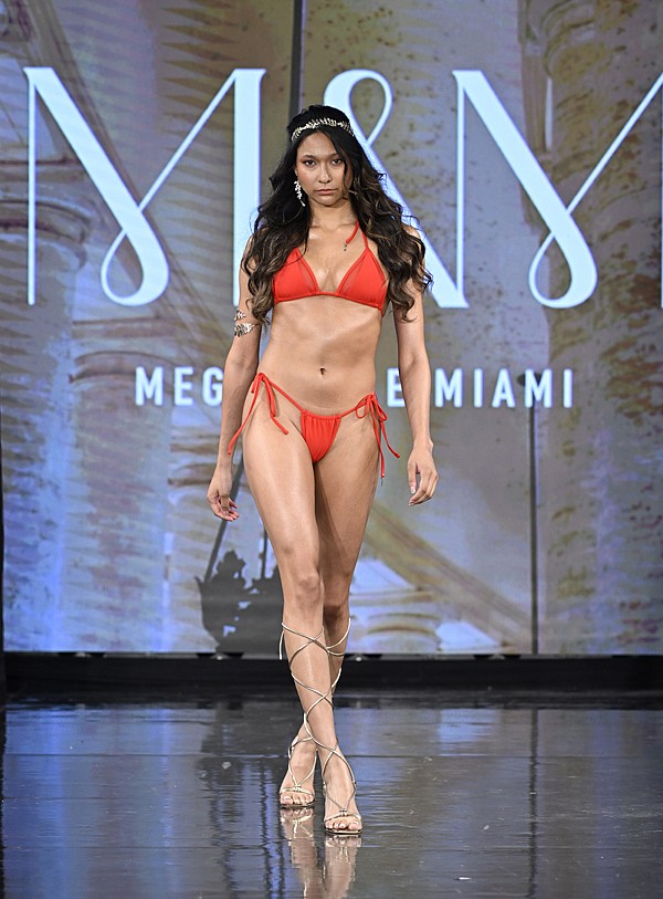 Megan Mae Miami Swimwear | Photo by Arun Nevader / Getty