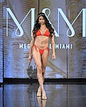 Megan Mae Miami Swimwear | Photo by Arun Nevader / Getty