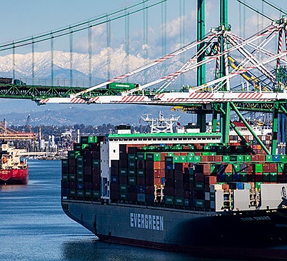 Record-breaking stats for the Port of Los Angeles: July was the busiest in its history and year to date has processed more container units than any other port in the Western Hemisphere. | Photo courtesy of Port of Los Angeles