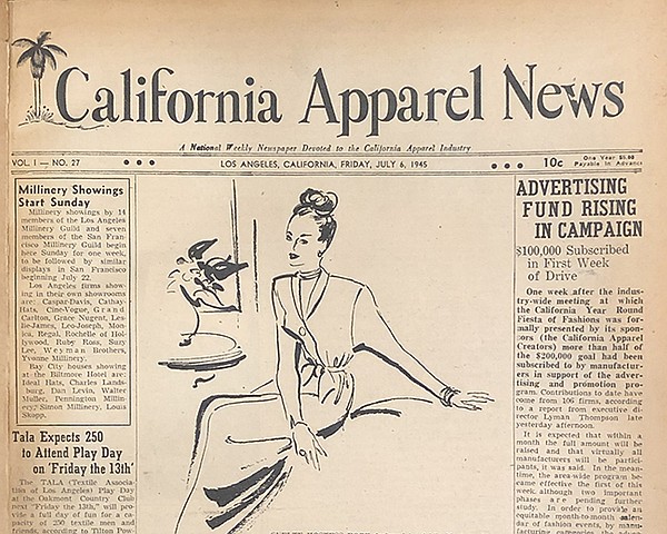 California Apparel News through the 1940s