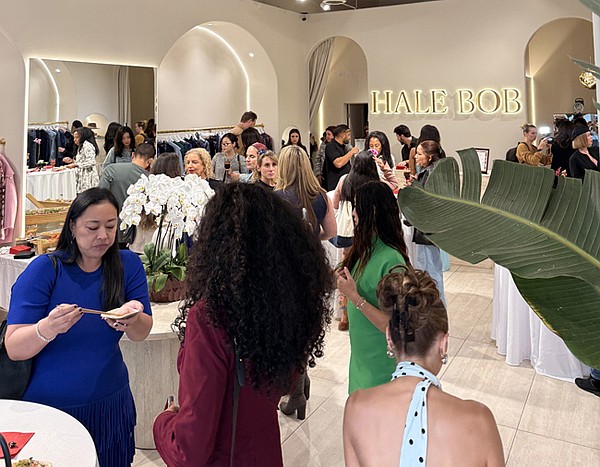 Hale Bob hosted its “Layers of Luxury” event to celebrate its Fall 2025 collection at its West Hollywood, Calif., flagship. | Photo courtesy of Hale Bob